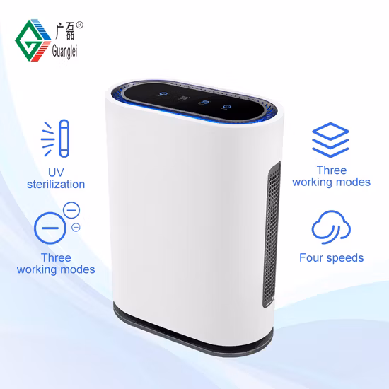 Purificateur d'air à usage domestique purificateur HEPA Super silencieux purificateur d'air domestique avec interrupteur à écran tactile